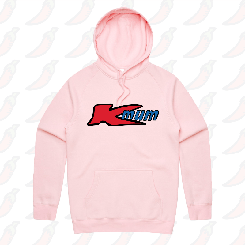 S / Pink / Large Front Print KMum 🛒 – Unisex Hoodie