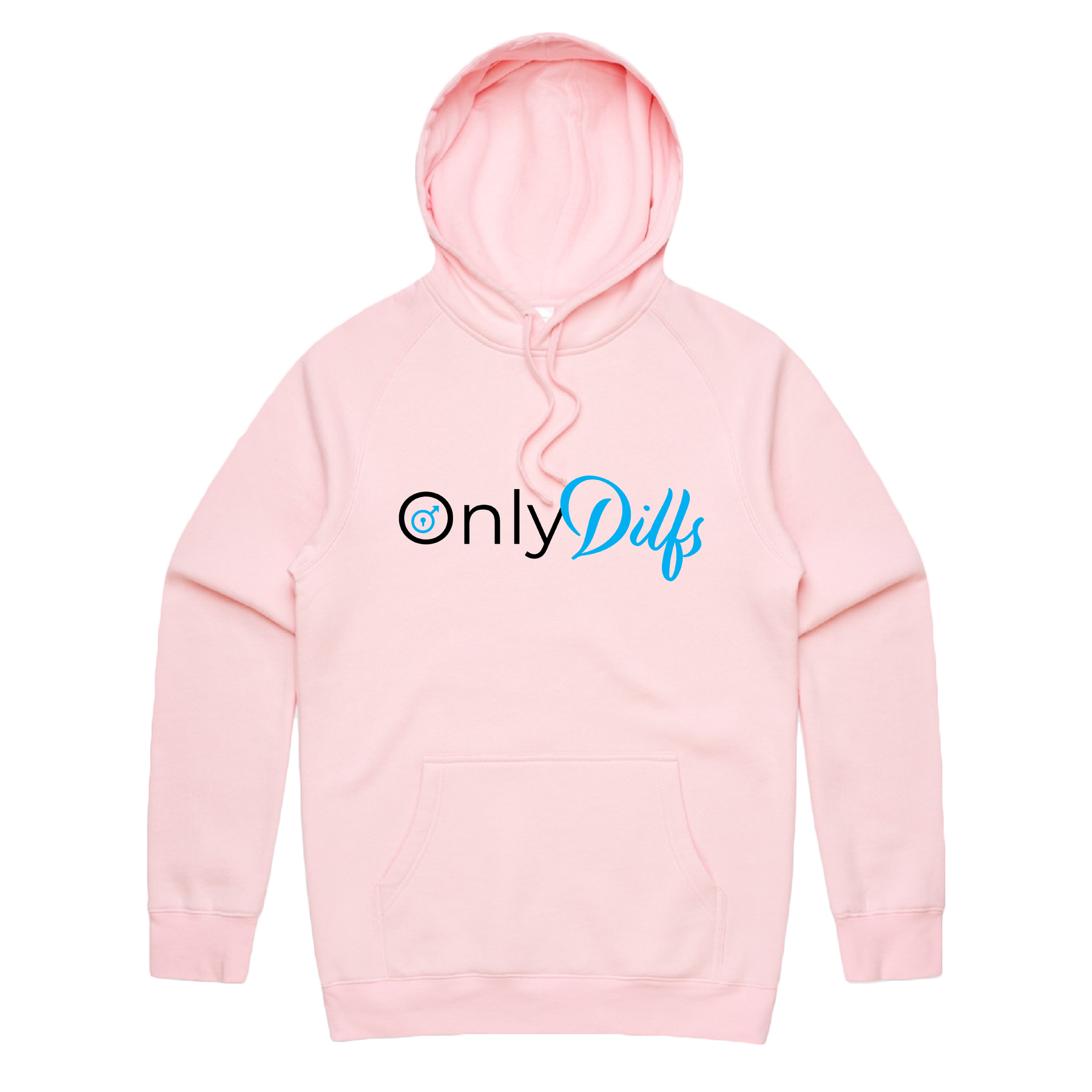 S / Pink / Large Front Print Only Dilfs ๐จโ๐งโ๐ฆ๐ โ Unisex Hoodie