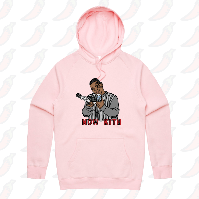 S / Pink / Large Front Print Tyson Now Kith ๐๏ธ - Unisex Hoodie
