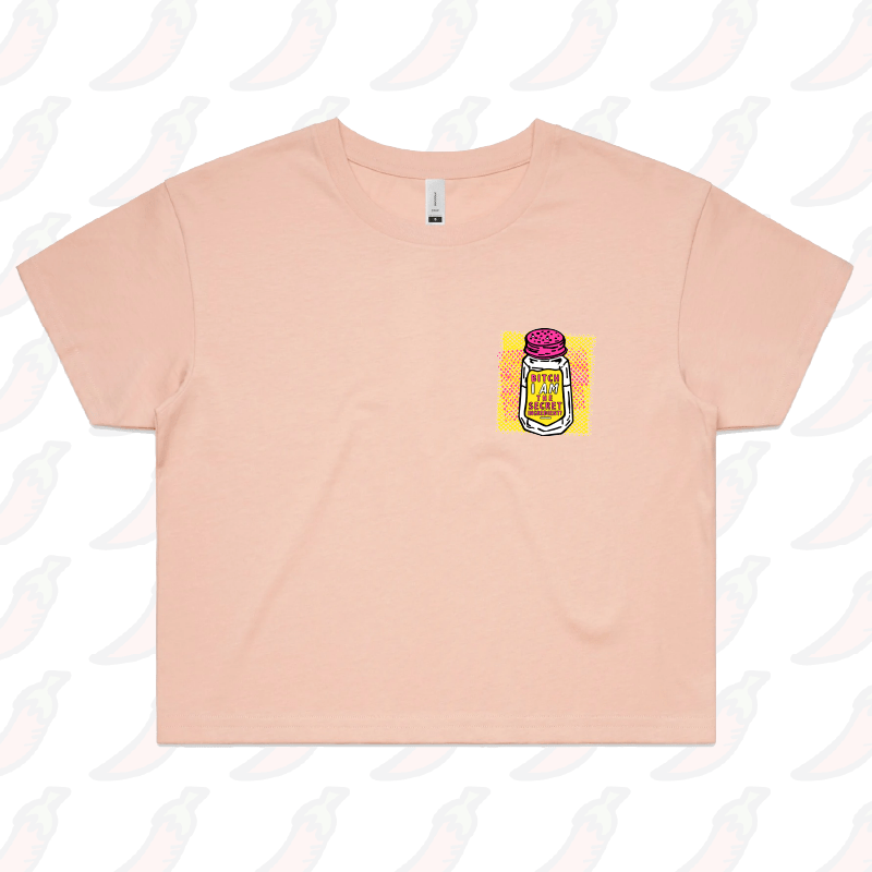 S / Pink Secret Ingredient 🧂 – Women's Crop Top