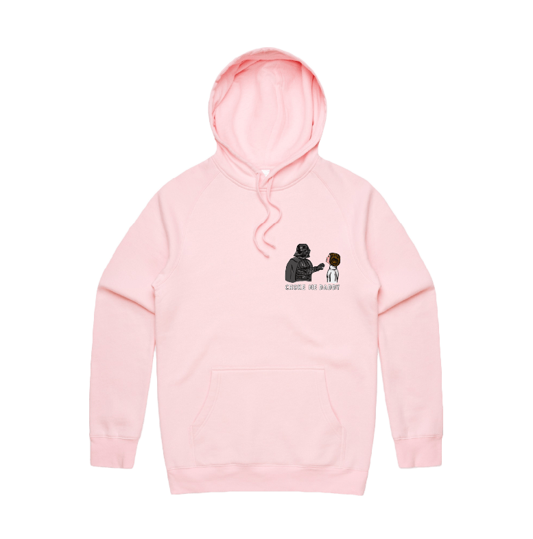 S / Pink / Small Front Design Choke Me Daddy 😲 - Unisex Hoodie