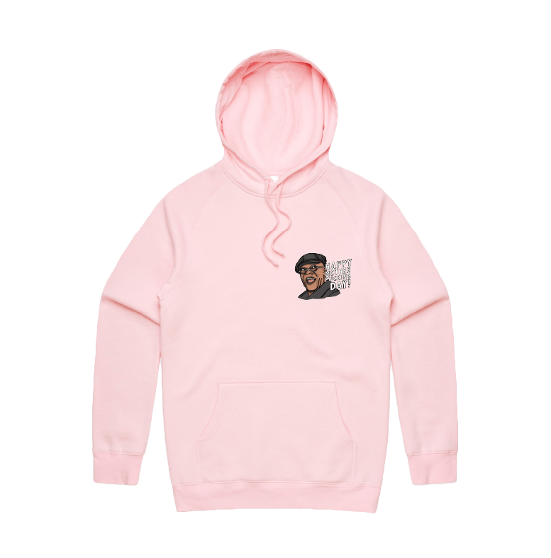 S / Pink / Small Front Design Happy Mother-F**king Day ๐ - Unisex Hoodie