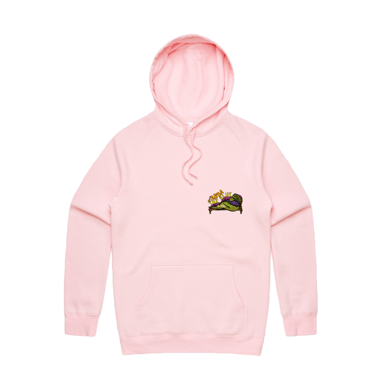 S / Pink / Small Front Design Jabba The Slut ⛓️ - Unisex Hoodie