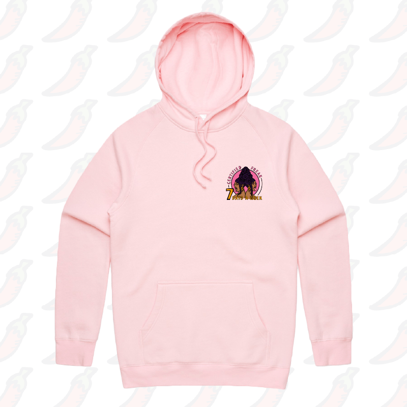 S / Pink / Small Front Design WAP ๐ป - Unisex Hoodie
