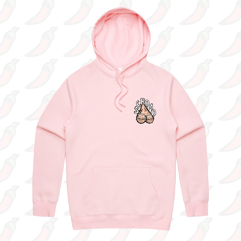 S / Pink / Small Front Print Scromo ๐ฅ๐ฅ  โ Unisex Hoodie