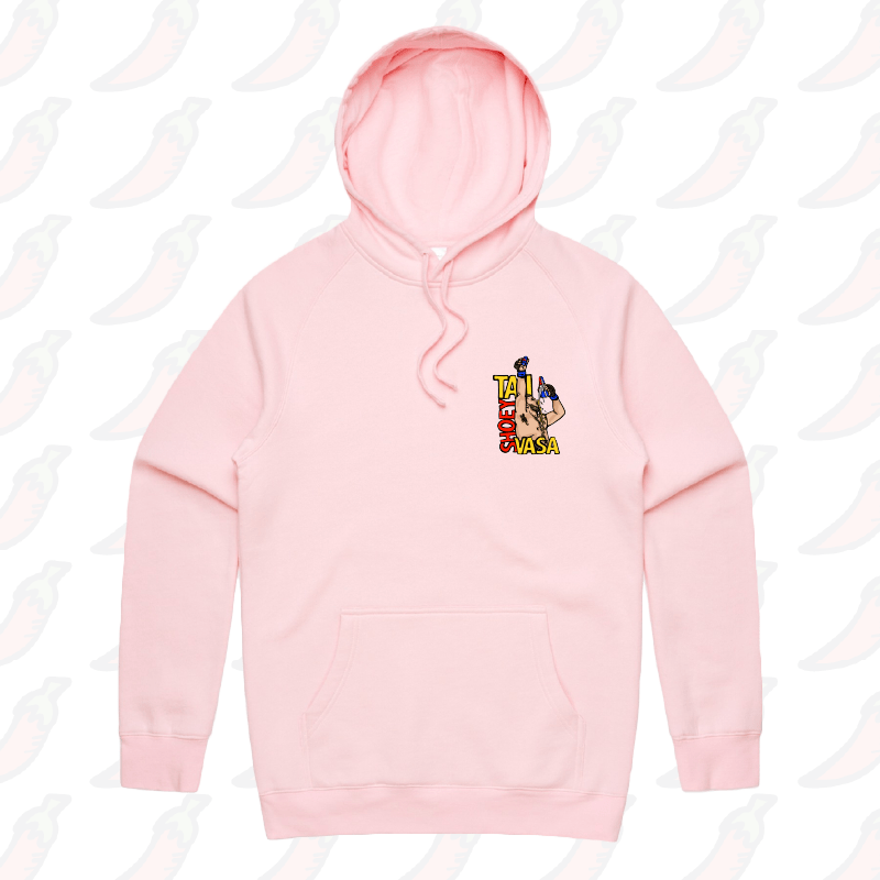 S / Pink / Small Front Print Tai Shoey Vasa ๐๐ฅ โ Unisex Hoodie