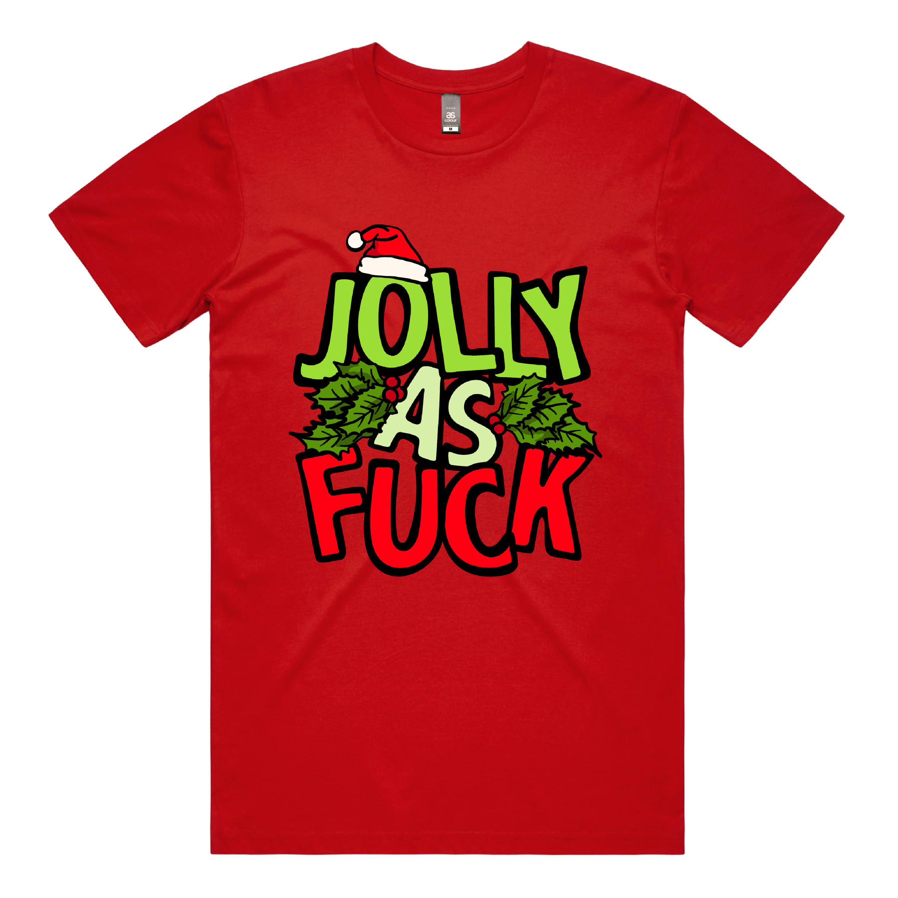 S / Red / Large Front Design Jolly As ๐๐ โ Men's T Shirt