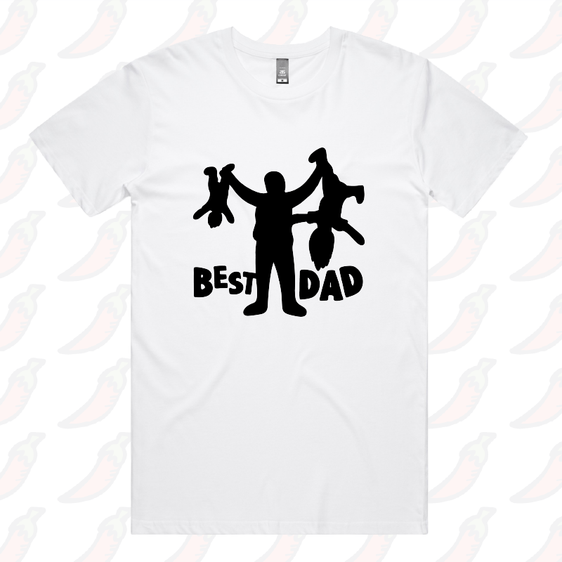 S / White / Large Front Design Dadโs Day Care ๐จโ๐ผ โ Men's T Shirt