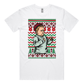S / White / Large Front Design Hasbulla Christmas ๐ฅ๐ โ Men's T Shirt