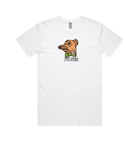 S / White / Large Front Design Phteven Good Boy 🐶 - Men's T Shirt