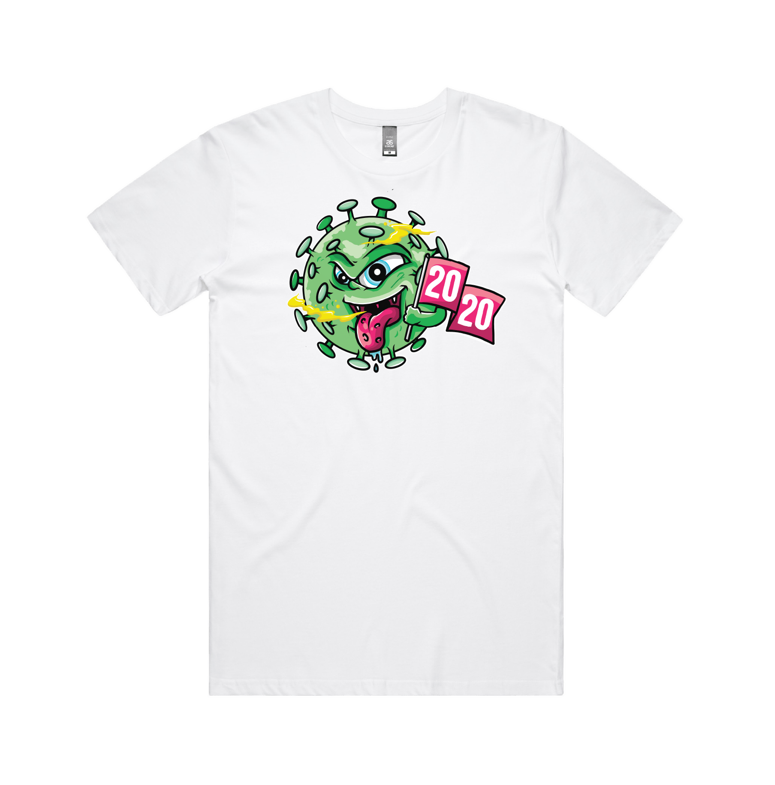 S / White / Large Front Design Rona Rally 2020 🏳️ - Men's T Shirt