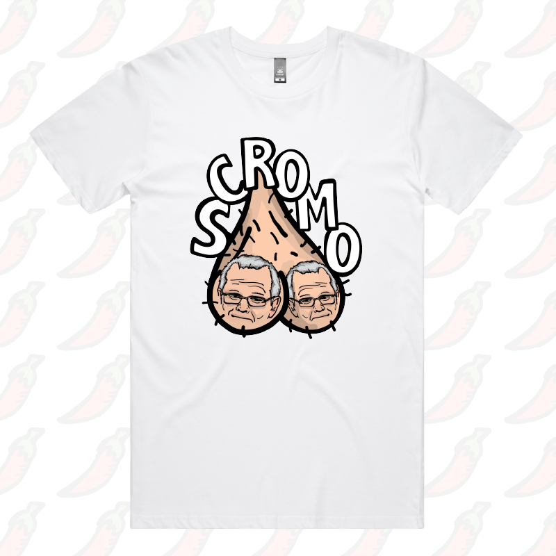 S / White / Large Front Design Scromo ๐ฅ๐ฅ  โ Men's T Shirt