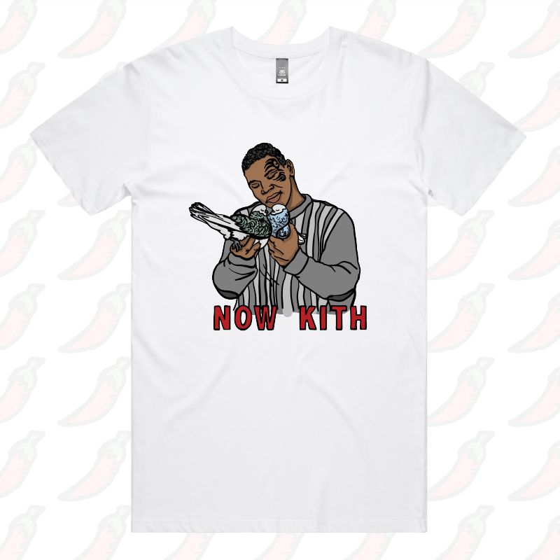 S / White / Large Front Design Tyson Now Kith ๐๏ธ - Men's T Shirt