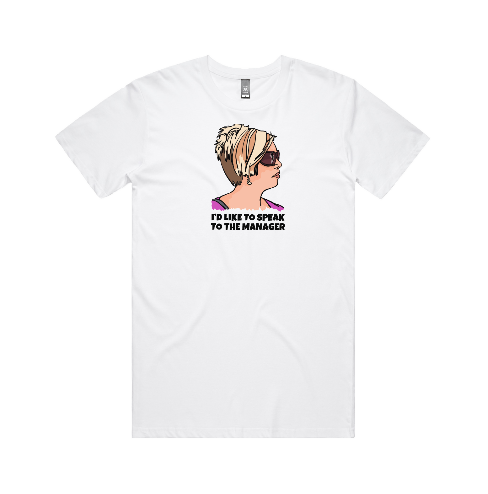 S / White / Large Front Design Unleash the Karen ๐ค - Men's T Shirt