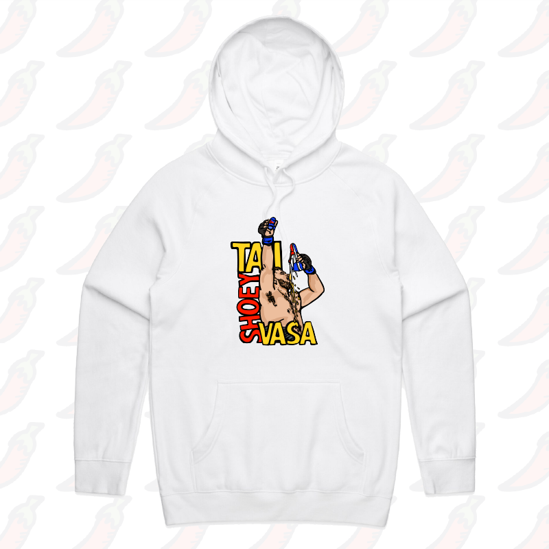 S / White / Large Front Print Tai Shoey Vasa ๐๐ฅ โ Unisex Hoodie
