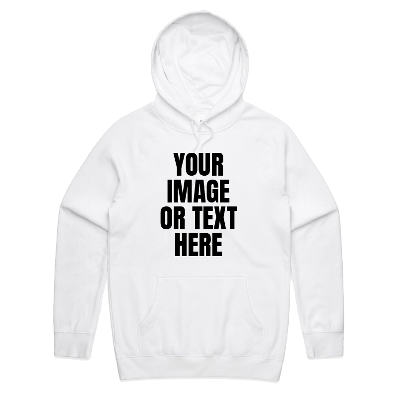 S / White Make Your Own 👕 - Hoodie