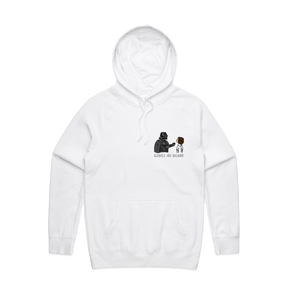 S / White / Small Front Design Choke Me Daddy 😲 - Unisex Hoodie