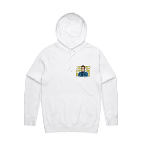 S / White / Small Front Design Cool Cool Cool 👮‍♂️ - Unisex Hoodie
