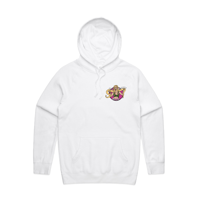 S / White / Small Front Design It's Britney ๐ - Unisex Hoodie