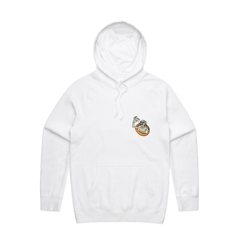 S / White / Small Front Design My Precious 👃🏻 - Unisex Hoodie