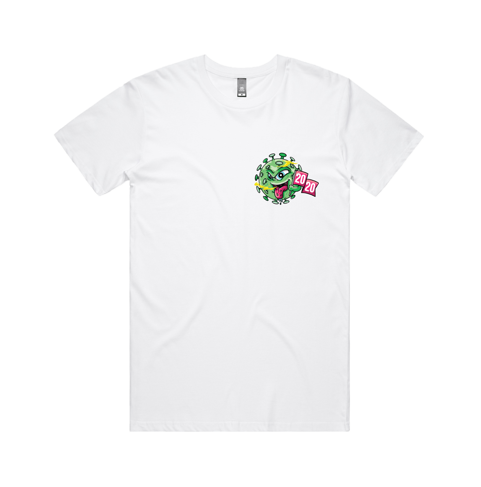 S / White / Small Front Design Rona Rally 2020 🏳️ - Men's T Shirt