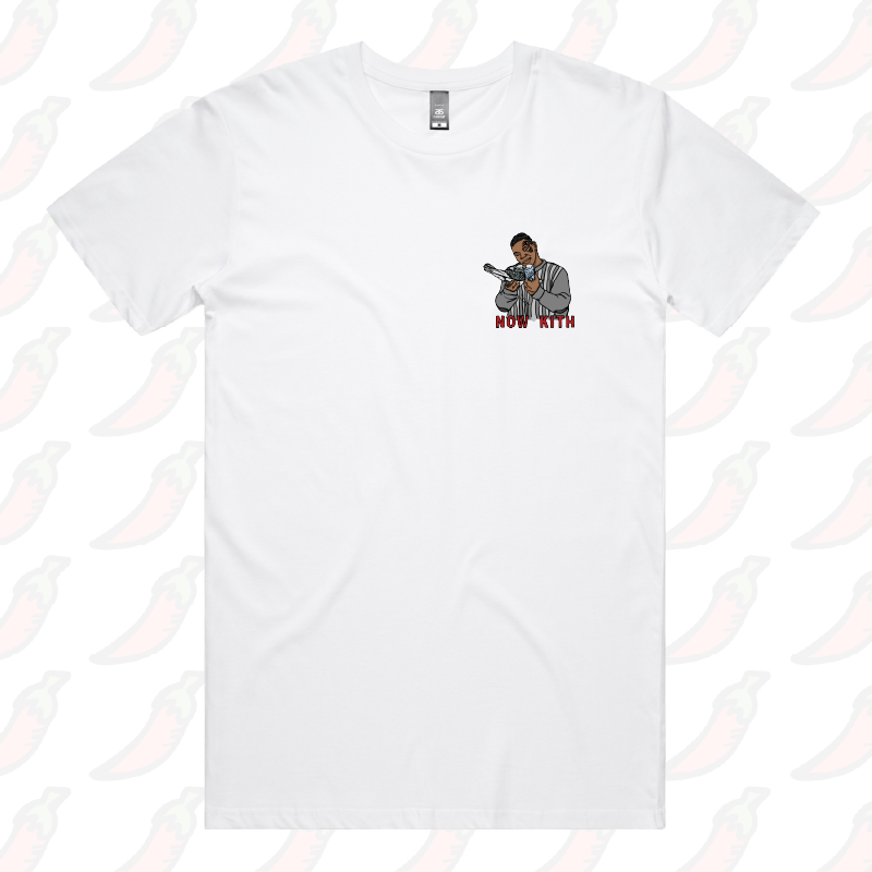 S / White / Small Front Design Tyson Now Kith ๐๏ธ - Men's T Shirt