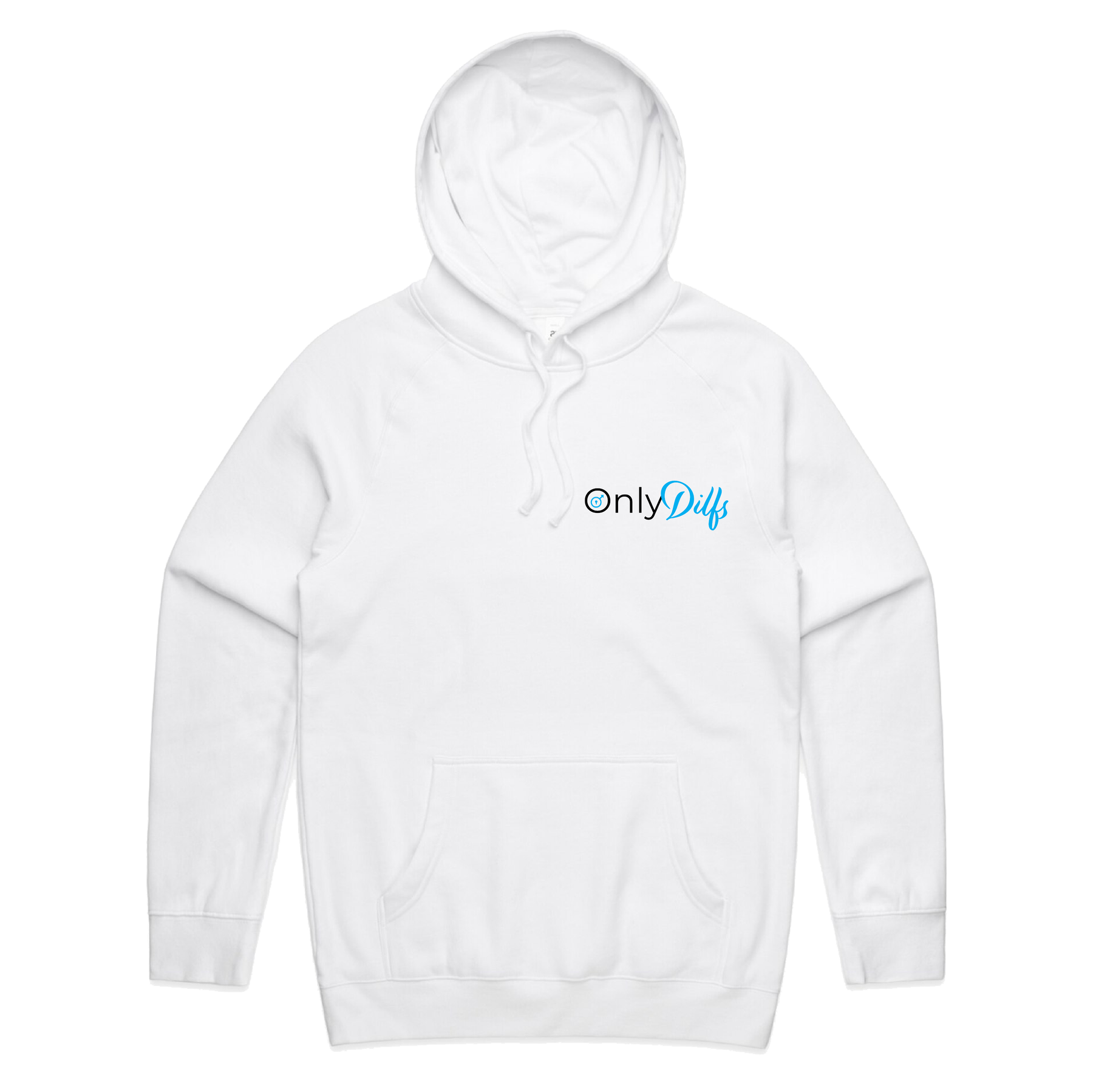 S / White / Small Front Print Only Dilfs ๐จโ๐งโ๐ฆ๐ โ Unisex Hoodie