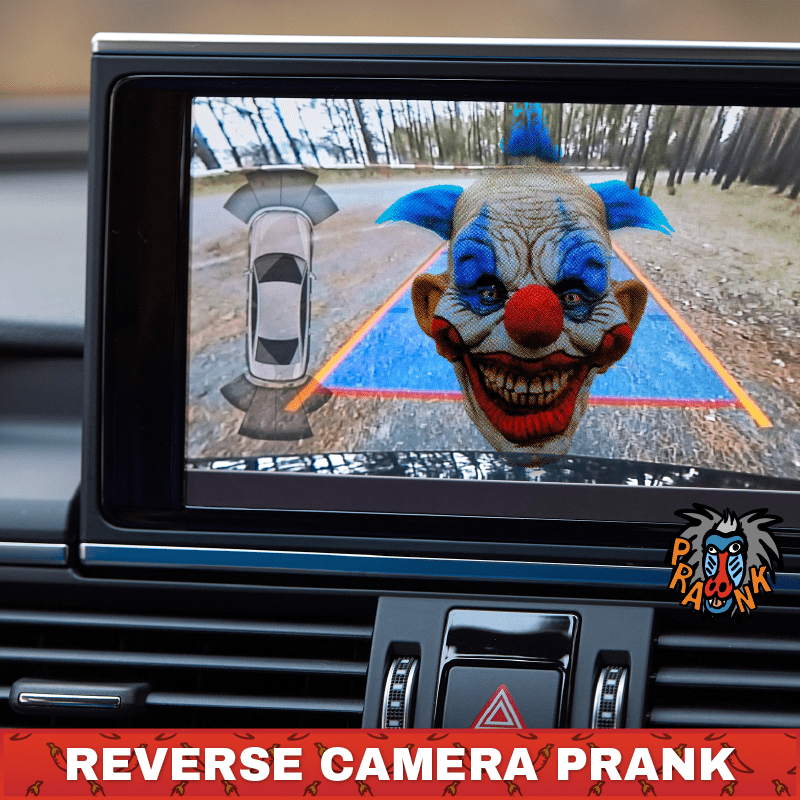 Scary Clown 🤡 - Reverse Camera Car Prank (2 Pack!)