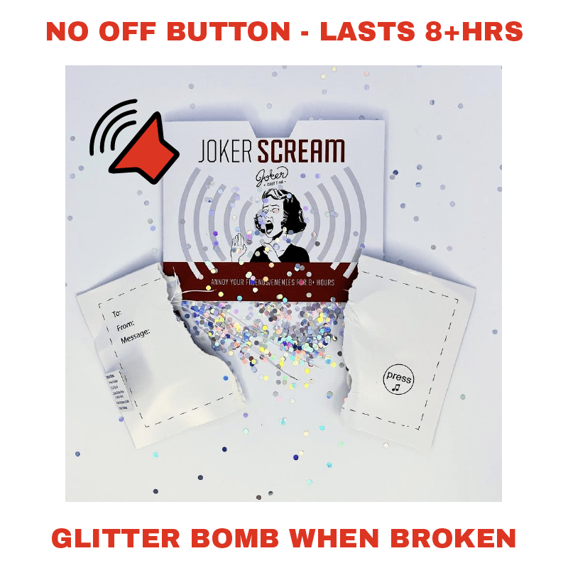 Scream ๐ฑ๐ - Joker Hiding Noise Prank (Sound + Glitter)