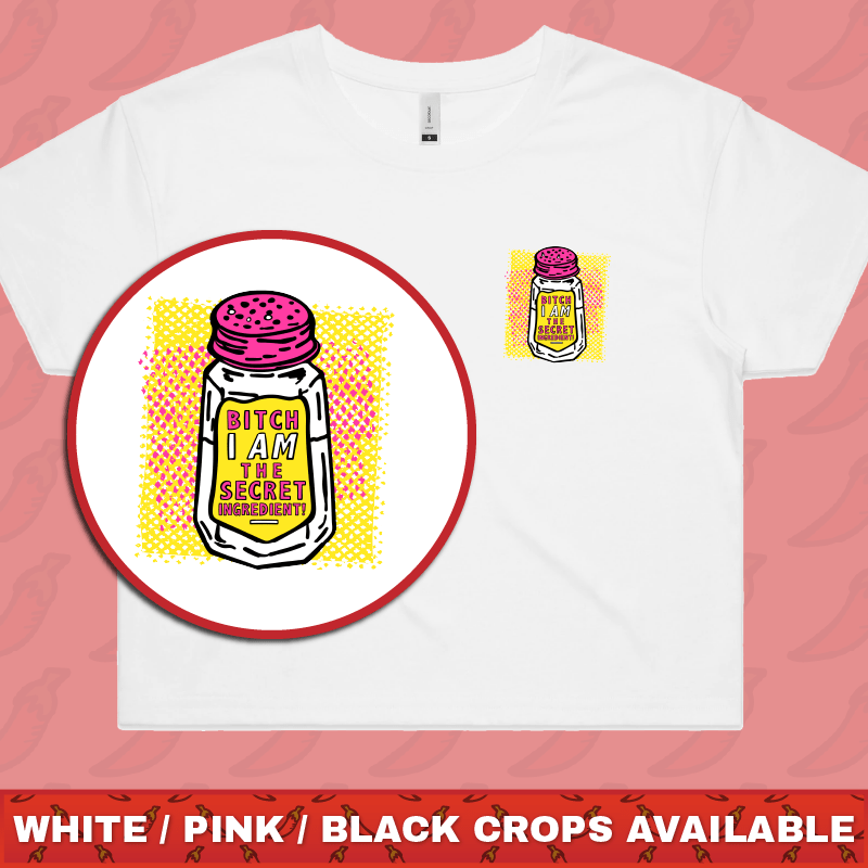 Secret Ingredient 🧂 – Women's Crop Top