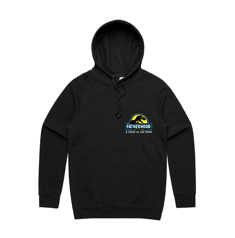 Small Front Design / Black / S Jurassic Dad 🦖 - Unisex Hoodie