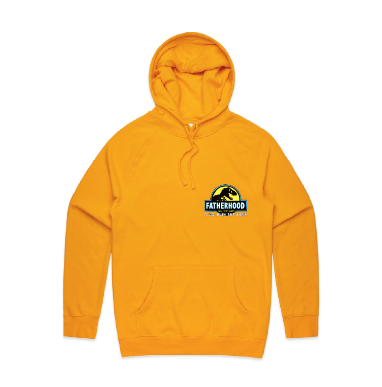 Small Front Design / Gold / S Jurassic Dad ๐ฆ - Unisex Hoodie