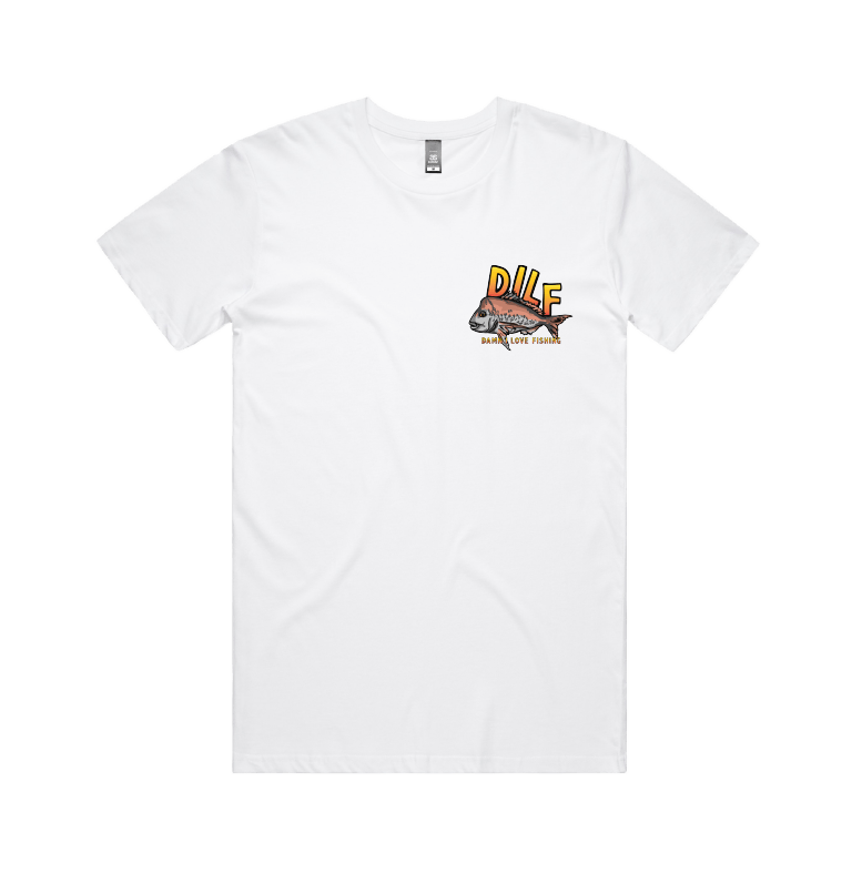 Small Front Design / White / S D.I.L.F ๐ - Men's T Shirt
