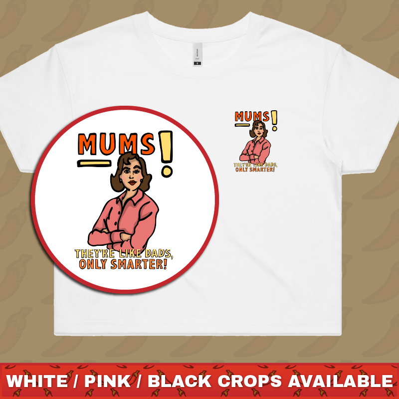 Smart Mum 🧠 – Women's Crop Top