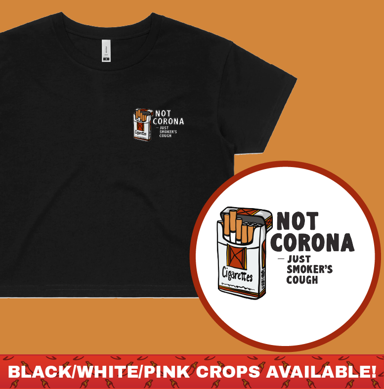 SMOKER'S COUGH ๐ฌ - Women's Crop Top