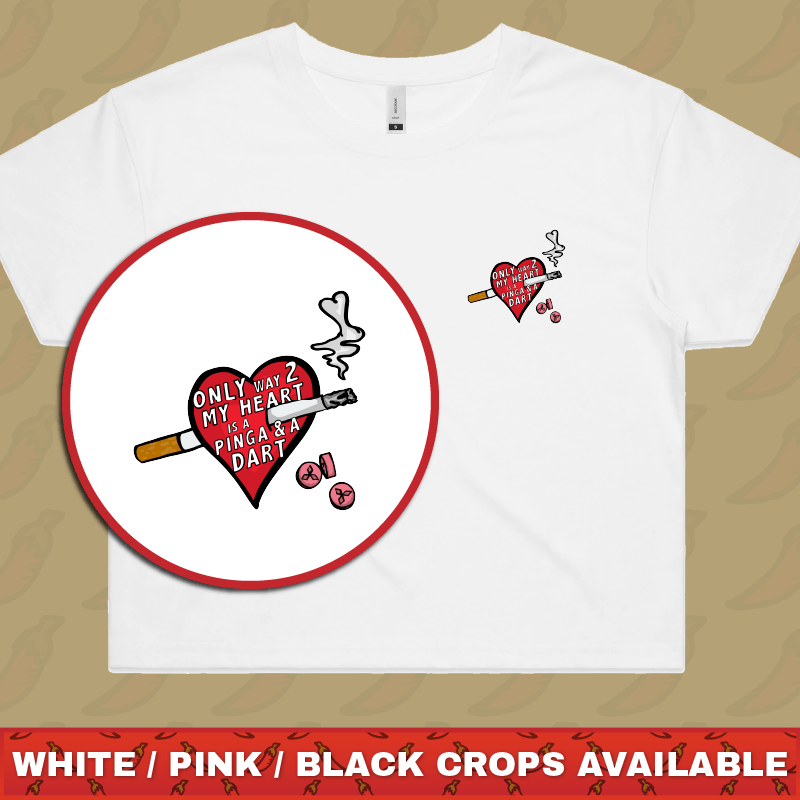 The Way To My Heart ๐๐ฌ- Women's Crop Top