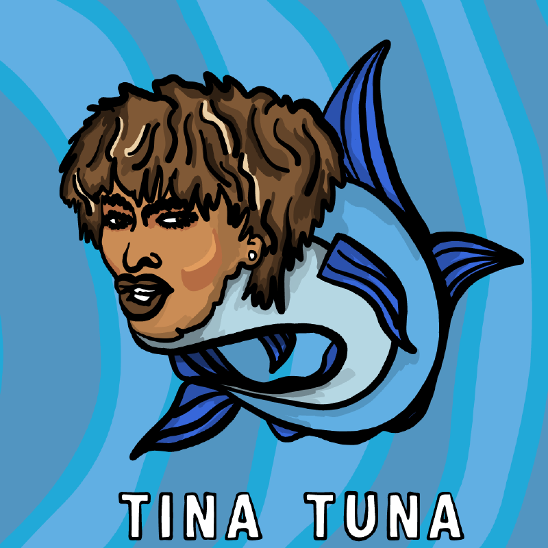 Tina Tuna 🐟 - Stubby Holder