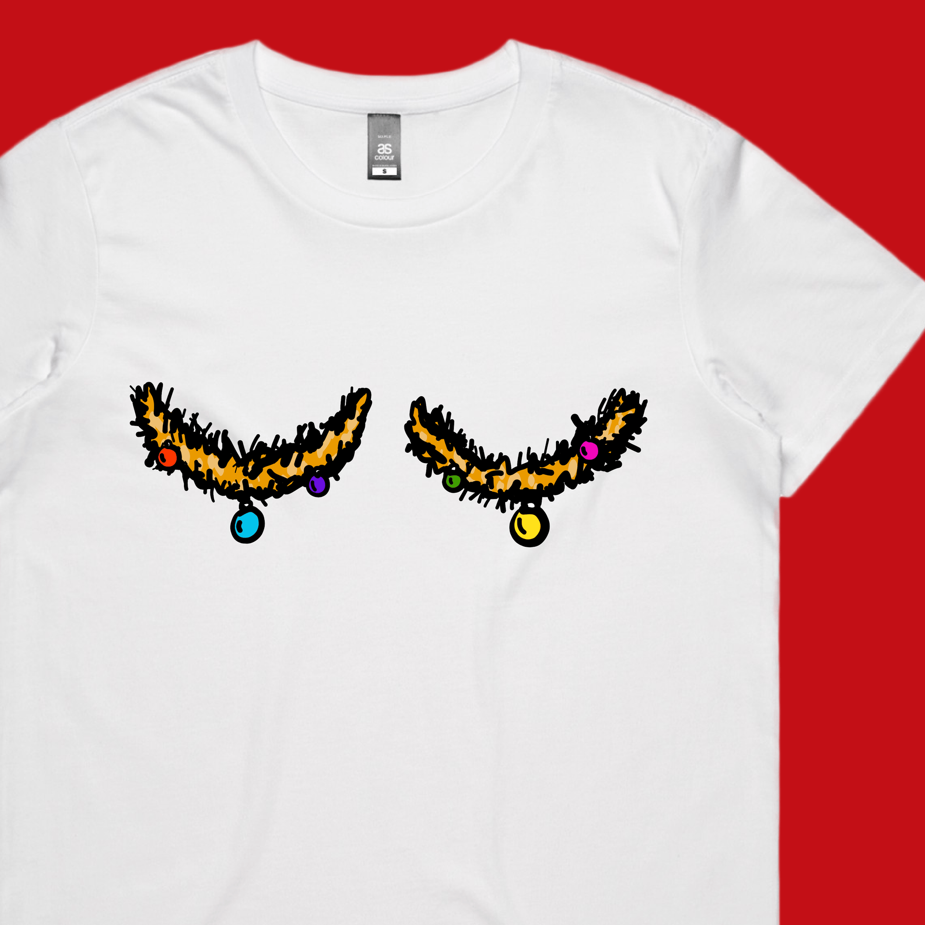 Tinsel Tits 🍈🍈🎄 - Women's T Shirt