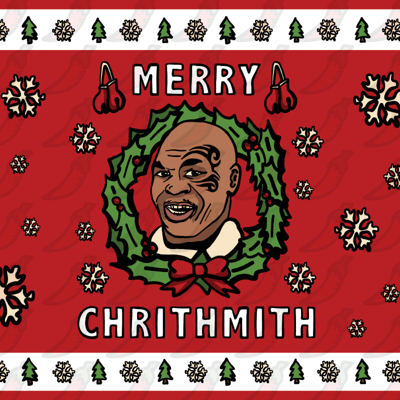 Tyson Christmas 🥊 - Stubby Holder