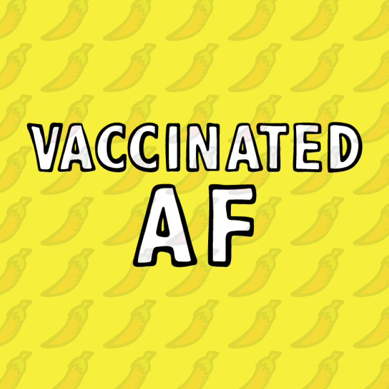 Vaccinated AF ๐ - Unisex Hoodie
