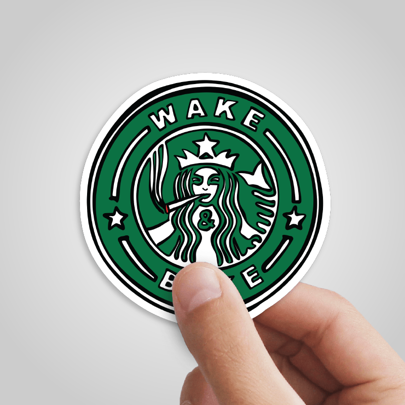 Wake & Bake 🚬 - Sticker