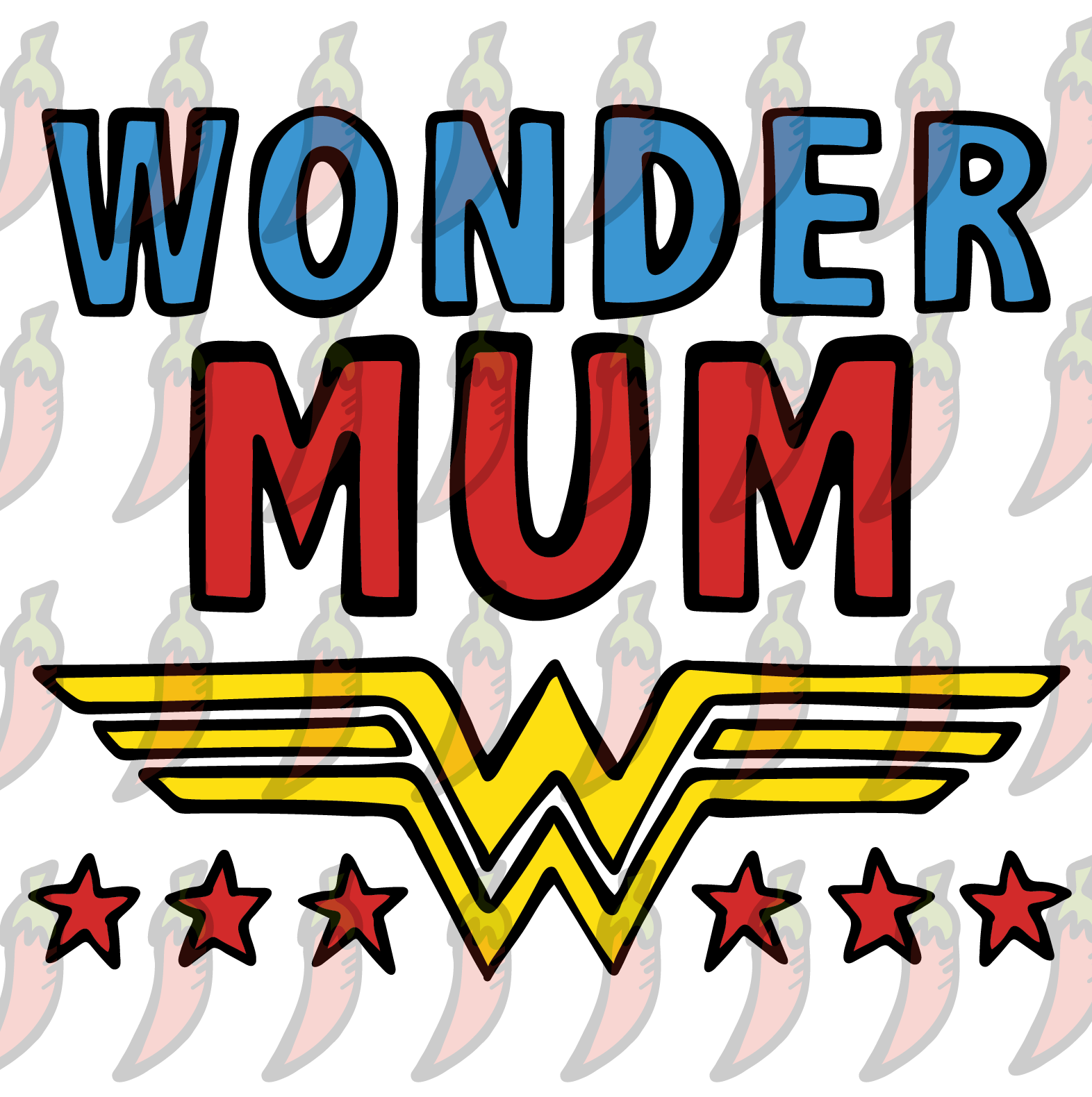 Wondermum 🦸♀️ - Men's (Unisex) T Shirt