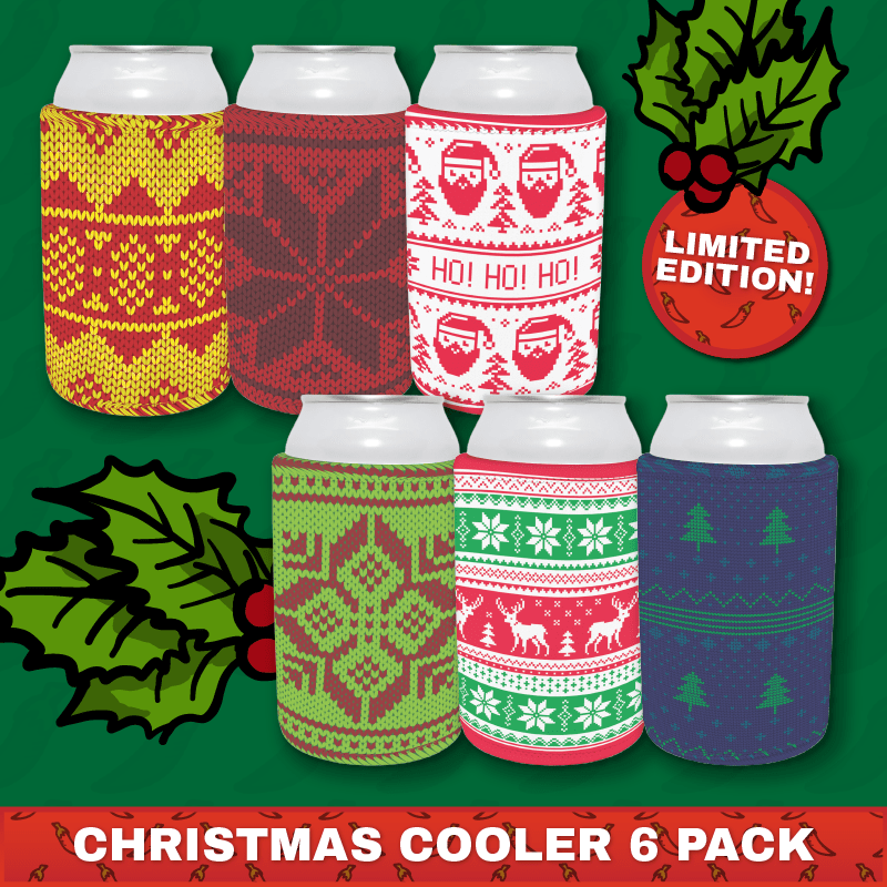 Xmas Ugly Sweater - Stubby Holder (6 Pack)