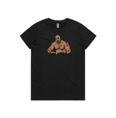 XS / Black / Large Front Design Big Barry 🍆 - Women's T Shirt