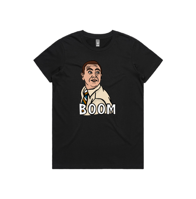 XS / Black / Large Front Design Boom Boyle ๐จ - Women's T Shirt