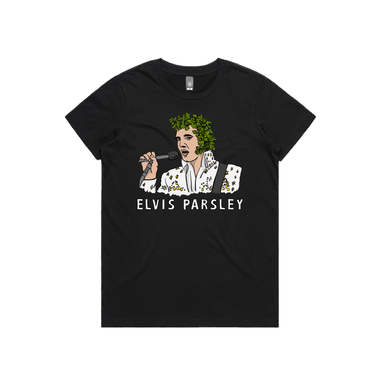 XS / Black / Large Front Design Elvis Parsley ๐ฟ - Women's T Shirt