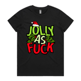 XS / Black / Large Front Design Jolly As ๐๐ โ  Women's T Shirt