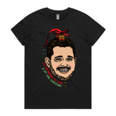 XS / Black / Large Front Design Michael Bauble ๐ค๐ โ Women's T Shirt