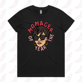 XS / Black / Large Front Design Momager ๐ถ๏ธ - Women's T Shirt