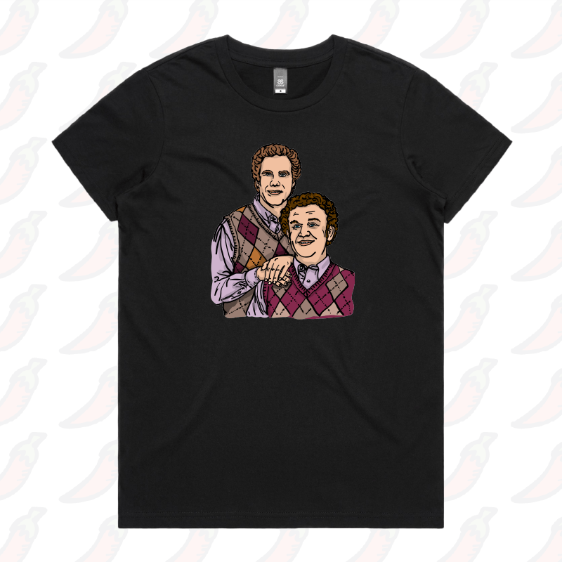 XS / Black / Large Front Design Step Brothers ๐จ๐ฝโ๐คโ๐จ๐ป - Women's T Shirt